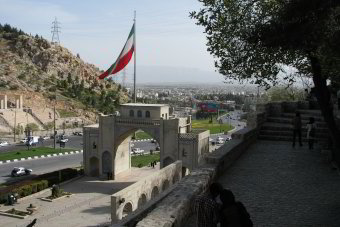 Blick auf Shiraz Blick auf Shiraz