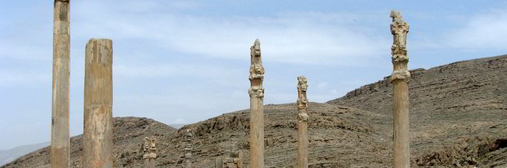 Säulen in Persepolis Säulen in Persepolis