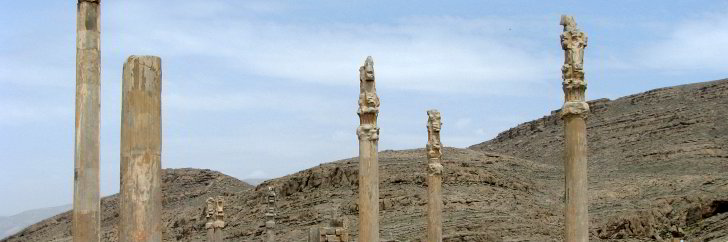 Säulen in Persepolis