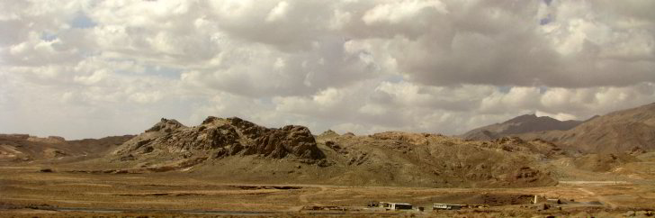 Blick auf die Wüstenlandschaft