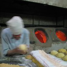 In einer Bäckerei