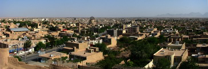 Blick von der Zitadelle auf Meybod Blick von der Zitadelle auf Meybod