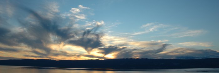 Bild: Sonnenuntergang am Schamanenfelsen