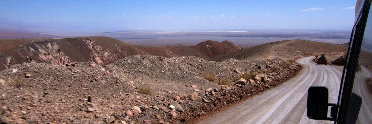 Bild: Blick auf die Salar de Atacama