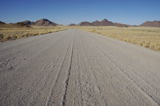 Bild: Strasse nach Swakopmund