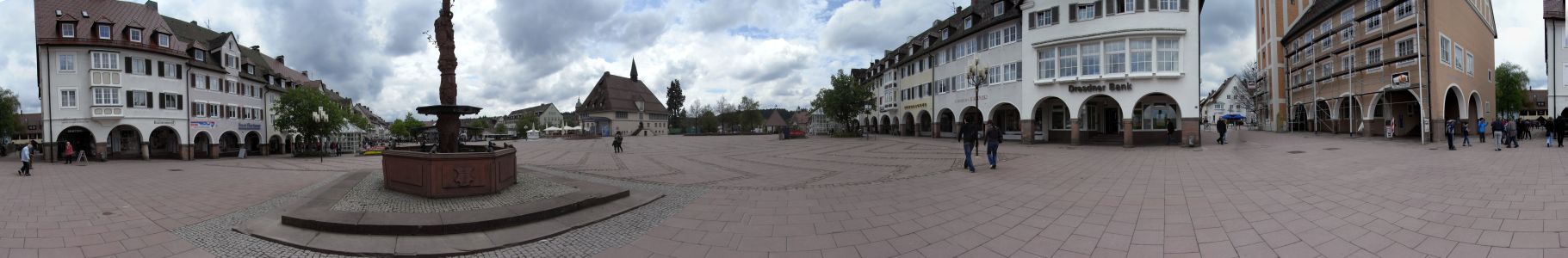 Panorama: 360 Grad - Freudenstadt Marktplatz