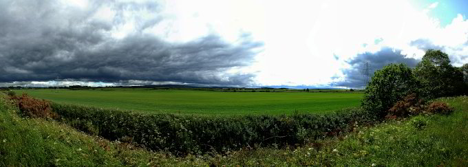 Eine schöne Wolkenfront