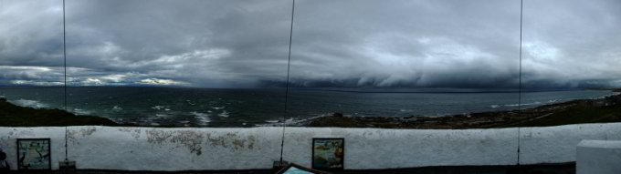 Wolken über dem Meer