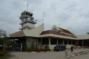 Der Flughafen in Luang Prabang
