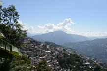 Bild: Blick auf Gangtok