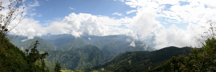 Bild: Panorama an einem Aussichtspunkt