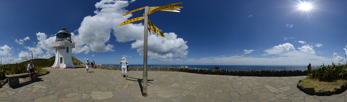 Bild: Der Wegweiser am Leuchtturm Bild: Der Wegweiser am Leuchtturm