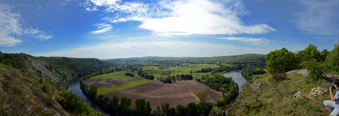 Bild: Toller Ausblick auf die Dordogneschleife