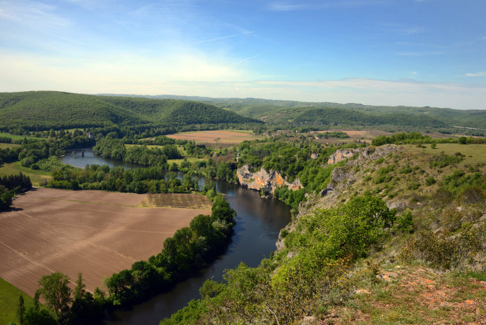 Blick auf die Dordogne