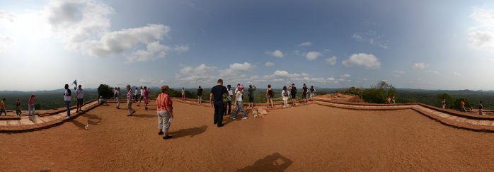 Bild: Oben auf dem Plateau - 360° Panorama