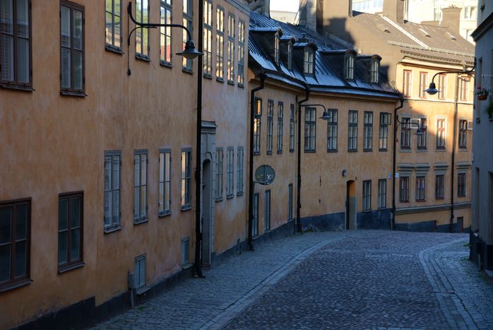 Eine alte Strasse in Södermalm