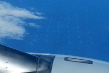 Bild: Ein Windpark, gerade so zu erkennen Bild: Ein Windpark, gerade so zu erkennen