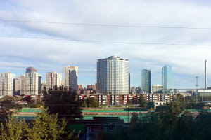 Bild: Blick aus dem Fenster morgens früh