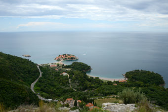 Bild: Unser heutiges Ziel ist Sveti Stefan