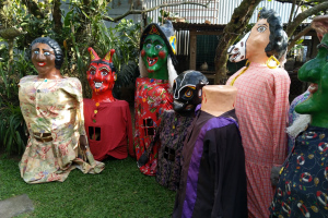 Die fertigen Masken