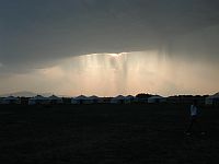 Bild: Abendstimmung über dem Camp Bild: Abendstimmung über dem Camp