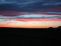 Bild: Sonnenuntergang über der Wüste Bild: Sonnenuntergang über der Wüste