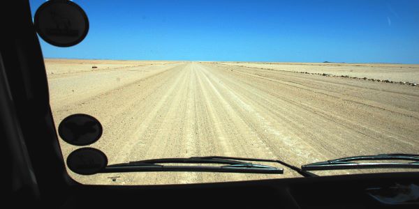 Bild: Mondlandschaft kurz vor der Küste