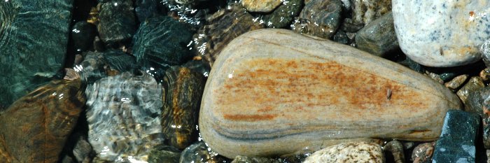 Bild: Steine im glasklaren Wasser