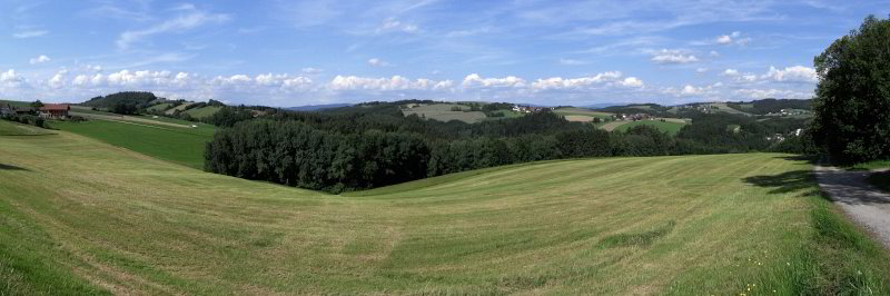 Bild: Ausblick von der vorletzten Unterkunft Bild: Ausblick von der vorletzten Unterkunft
