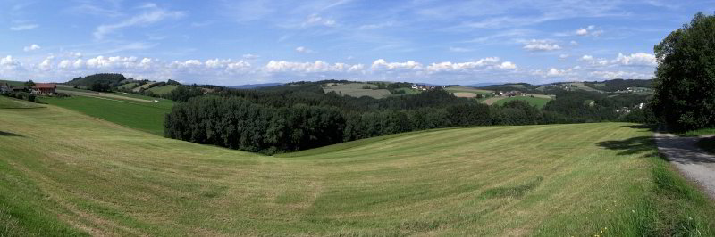 Bild: Ausblick von der vorletzten Unterkunft