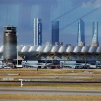 Futuristischer aber schöner Flughafen in Madrid Futuristischer aber schöner Flughafen in Madrid