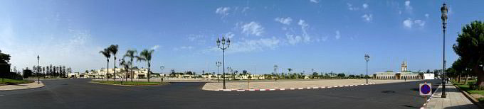 Teilpanorama: Königspalast und Ahl Fas Moschee Teilpanorama:Königspalast und Ahl Fas Moschee