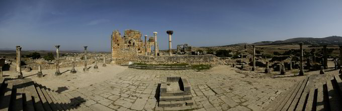 Das Forum in Volubilis