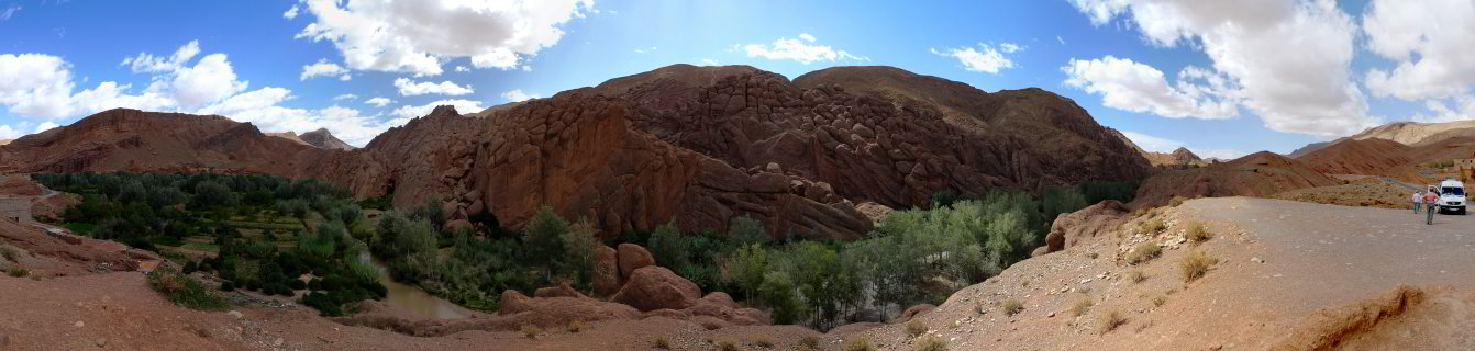 Tolle Landschaft mit Wollsackverwitterung