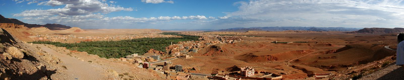 Panorama in der Abendstimmung