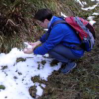 Elke macht einen Schneeball Elke macht einen Schneeball