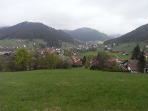 Blick zurück nach Baiersbronn