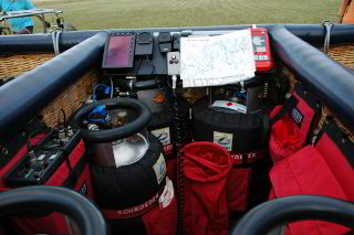 Das geräumige Cockpit