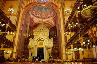 Die Große Synagoge von innen