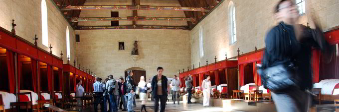 Schlafsaal des Hotel Dieu Schlafsaal des Hotel Dieu