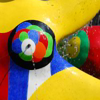 Brunnen von Niki de Saint Phalle in Chateau-Chinon Brunnen von Niki de Saint Phalle in Chateau-Chinon