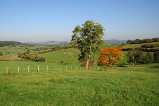 Landschaft so weit das auge reicht