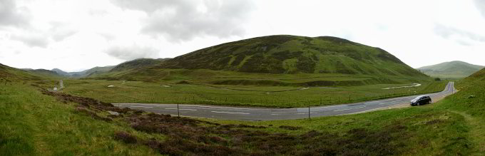 Panoramastrasse in den Highlands