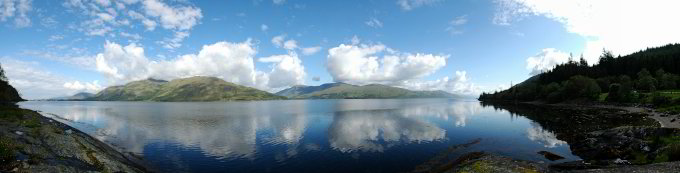 Loch Linnhe bei schönem Wetter Loch Linnhe bei schönem Wetter