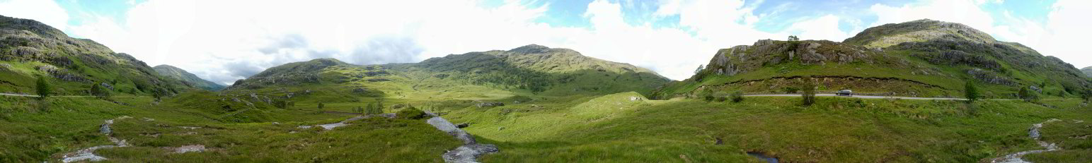 Panorama an der Road to the Isles