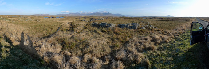 Blick auf die Berge