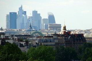 Grand Palais und La Défense