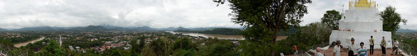 Oben auf dem Phou Si Oben auf dem Phou Si