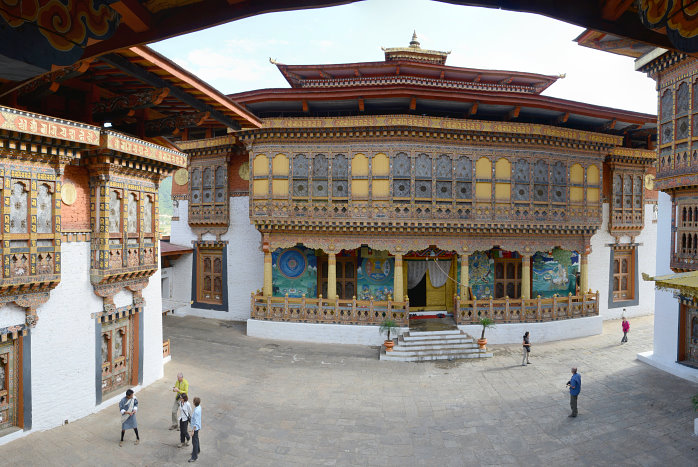 Ein Tempel in der weitläufigen Anlage