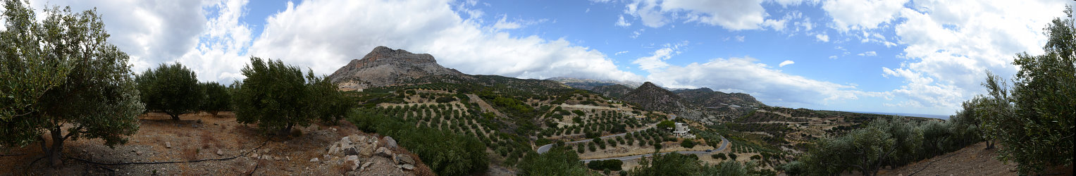 Bild: Panorama - Blick vom Westhang auf das Traumplateau